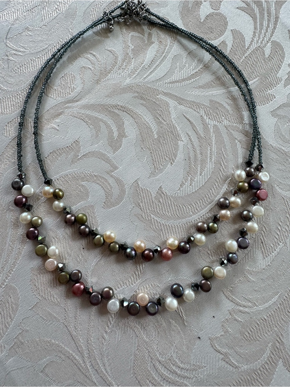Lia Sophia Freshwater Pearl Layered Necklace
